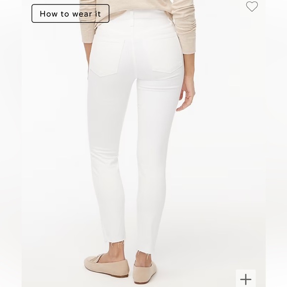 J. Crew 10" high-rise skinny jean in signature stretch - Picture 3 of 5